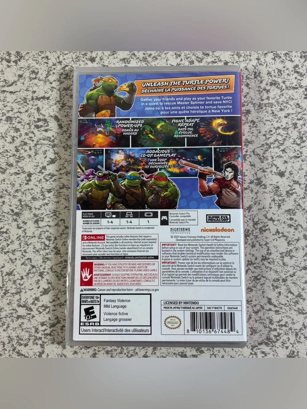 Nintendo teenage mutant